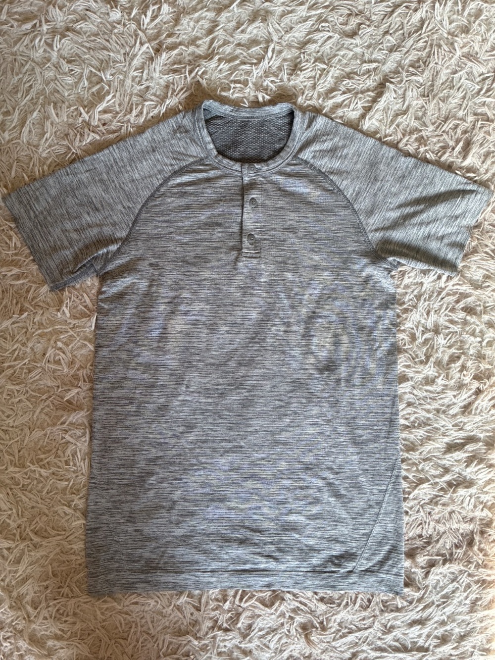 Men’s Gray Lululemon Button Shirt Size Extra Small XS